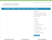 Tablet Screenshot of caringpartnerscmo.org